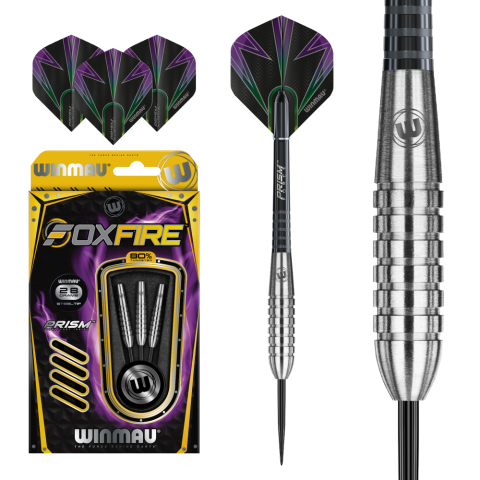 Winmau Foxfire 80% Tungsten Darts-tikat