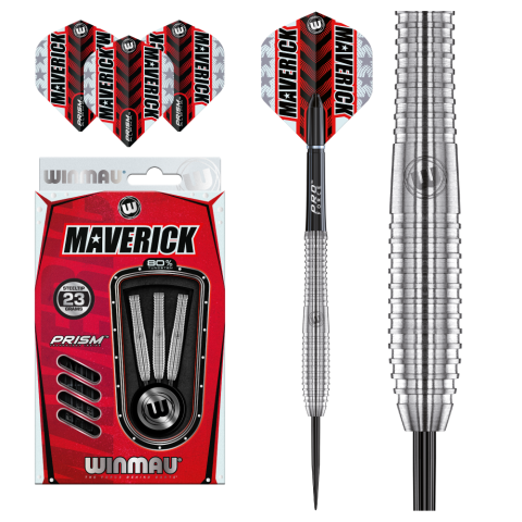 Winmau Maverick 80% Tungsten Darts-tikat