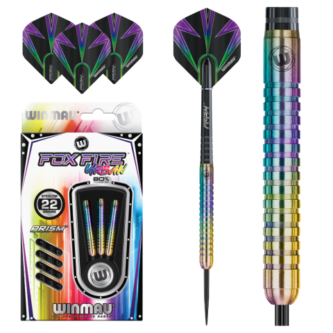 Winmau Foxfire Urban 80% Tungsten Darts-tikat