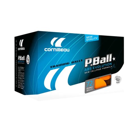 Cornilleau P-BALL ABS Evolution 1-star Ball 72pcs Orange