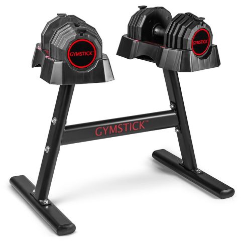 Gymstick Quick-Lock Käsipainosetti 45kg + teline