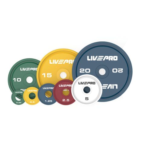 LivePro Levypaino voimanostoon 0,25kg-25kg
