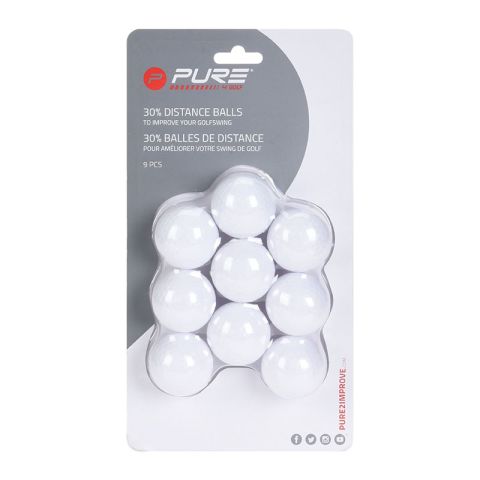 Pure Golf 30% Harjoituspallot 9kpl