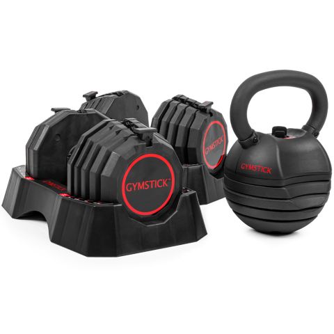 Gymstick QL Käsipaino & kahvakuulasetti 58,5kg