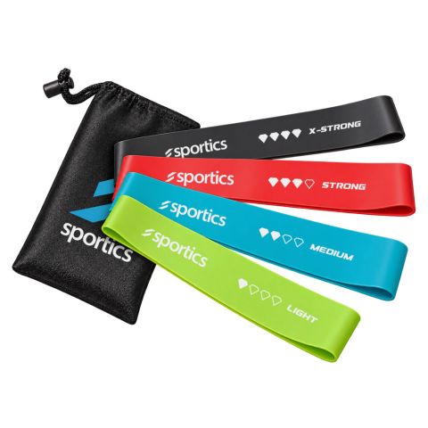 Sportics Mini Bands Vastuskuminauhasetti 4kpl